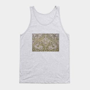 African Marigold by William Morris, Vintage Textile Art Tank Top